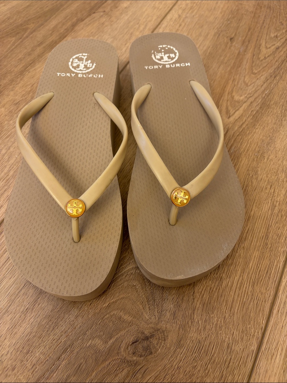 Tory Burch platform flip flops
